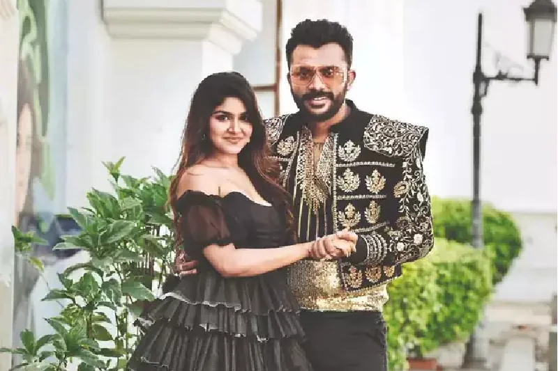 Sanjana Anand and Chandan Shetty