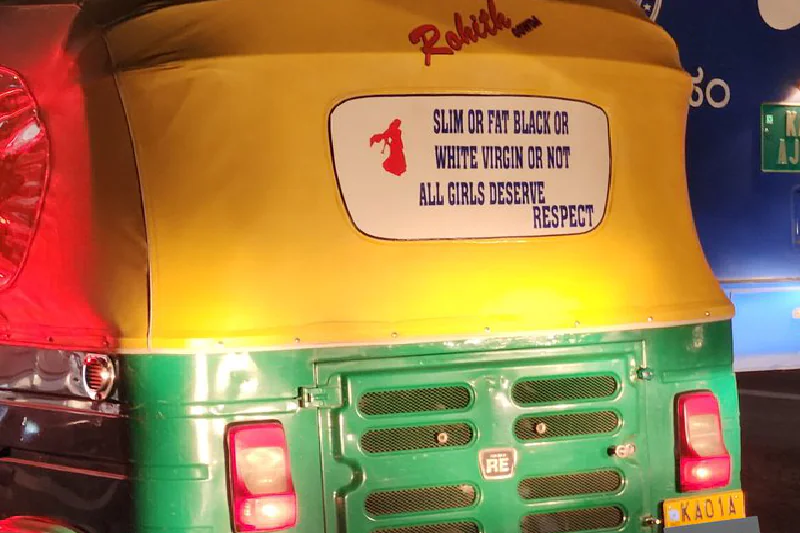 some radical feminism on the roads of bangalore