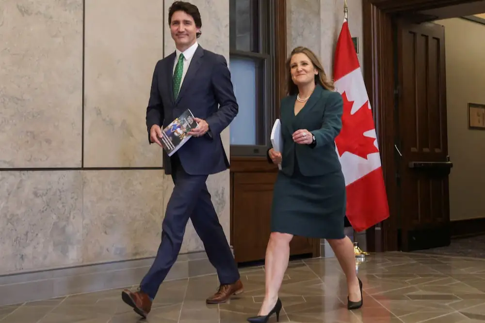 Canada Deputy PM Chrystia Freeland Resigns