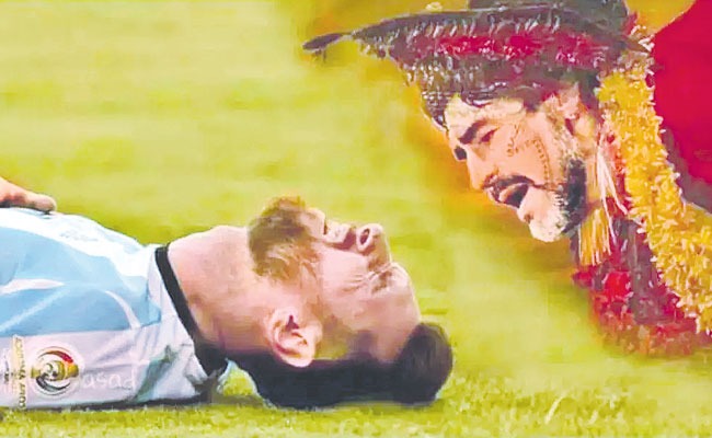 Kantara meme on FIFA World Cup final shows Diego Maradona inspiring Lionel Messi