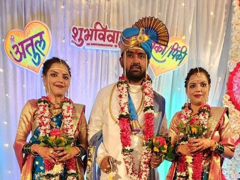 Twin sisters from Mumbai marry same man in Solapur
