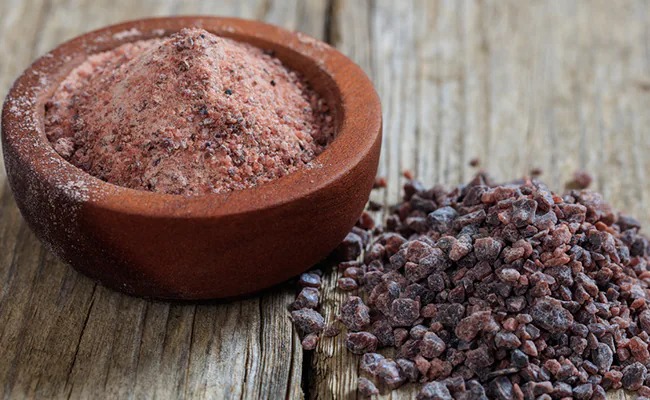 health benefits of black salt explained in Kannada