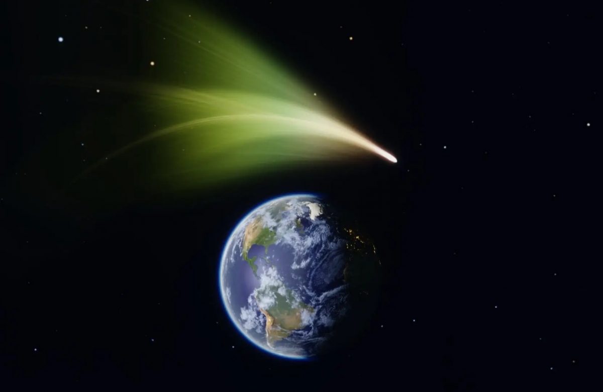 A rare green comet will pass by Earth this week
