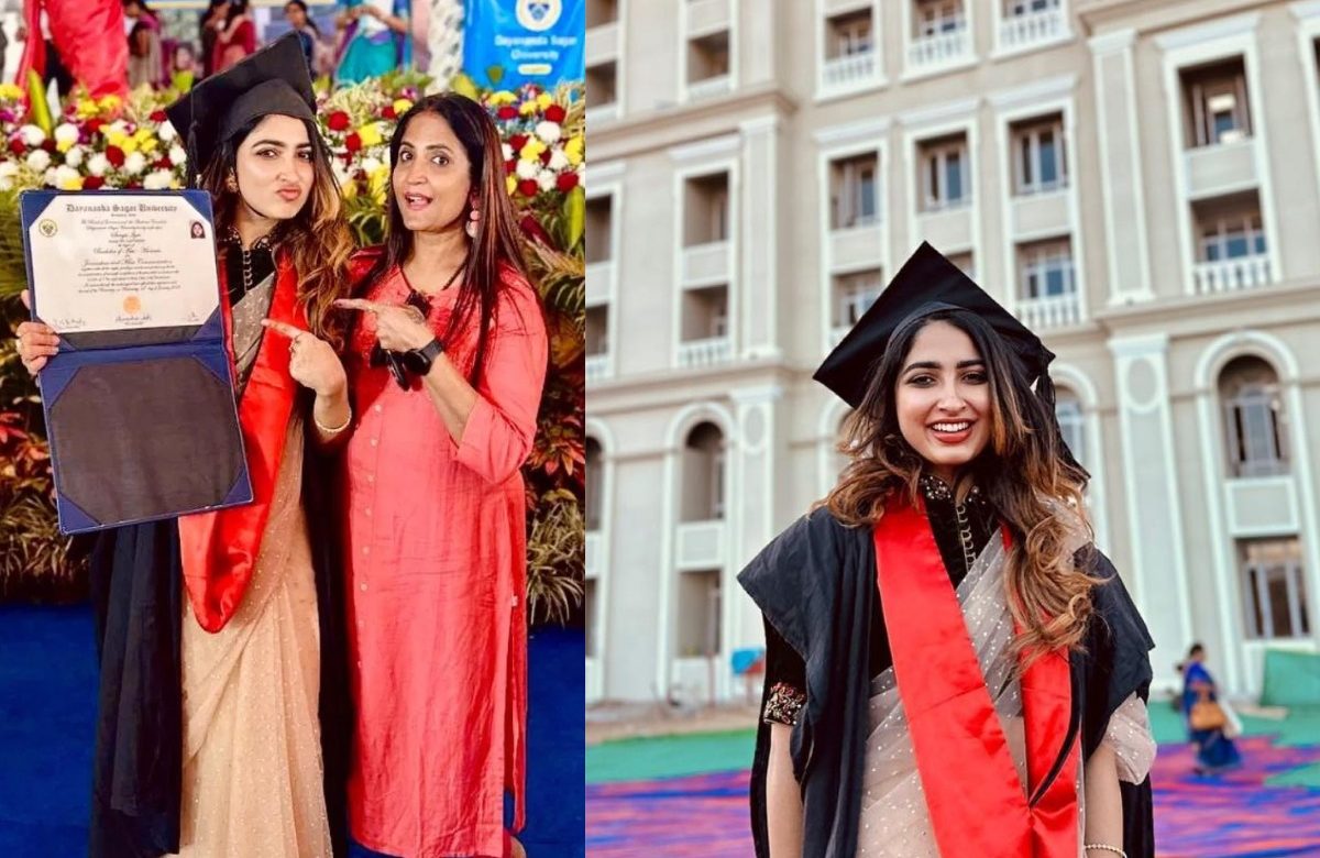 Sanya Iyer, who got distinction in graduation Sanya's mother taught a lesson to those who criticized