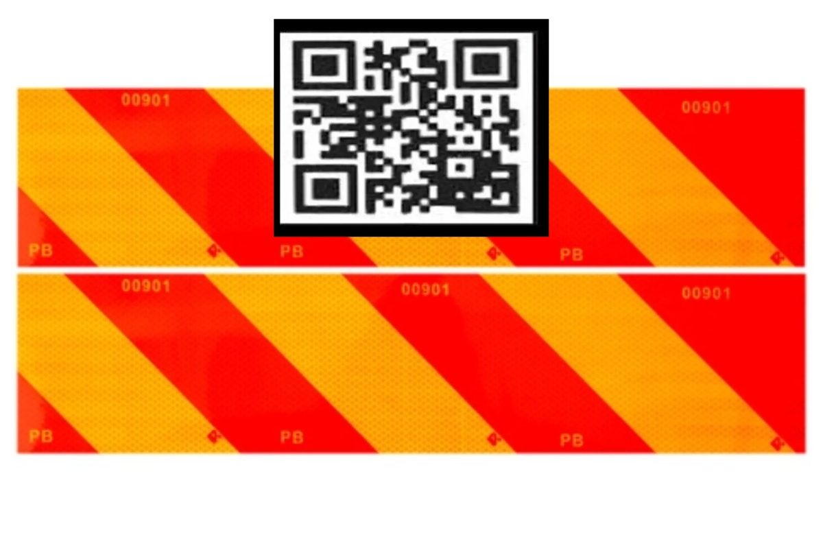 Reflective tape rear marking plate with QR code a must in Karnataka