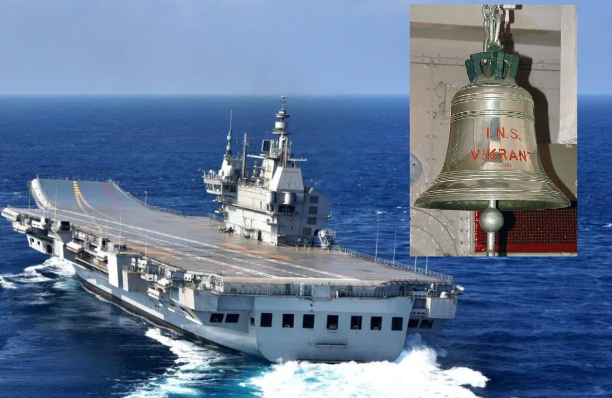 INS Vikrant gets back its original 1961 bell