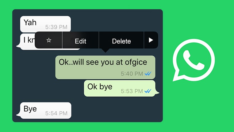 WhatsApp will soon let users edit sent messages