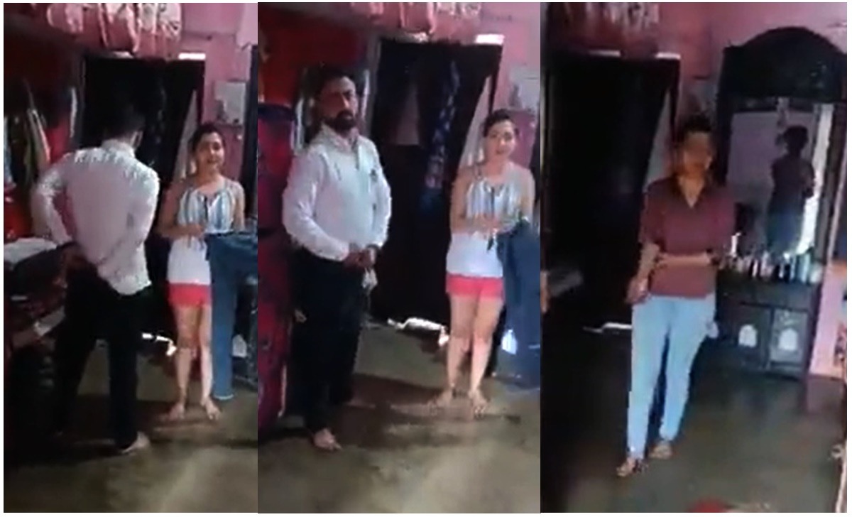 Woman Caught Red Handed By Her Husband !! Video Goes Viral