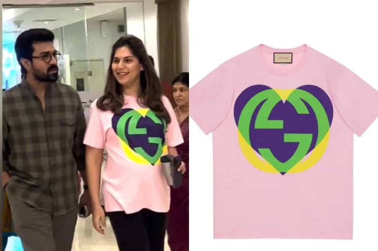 Upasana Kamineni Konidela Wore A Rs 34,842 worth gucchi brand T-Shirt Right Before Her Delivery