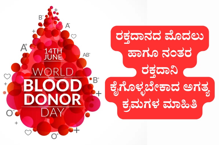 World Blood Donor Day 2023 Here is the necessary steps a blood donor should take before and after donating blood