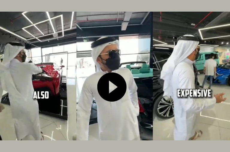 A spoof video of buying cars. Then, a man was detained in UAE for ‘insulting society'