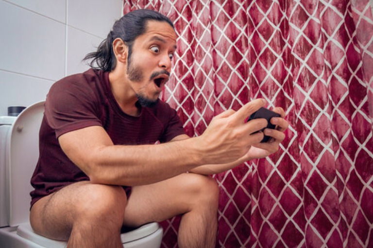 Here is why you should not sit on the toilet for too long