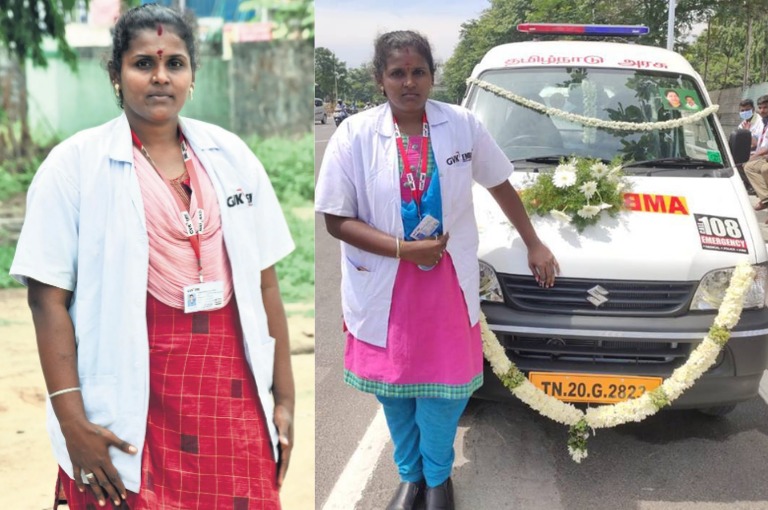 Meet Veeralakshmi, India's First Female 108 Emergency Ambulance Driver