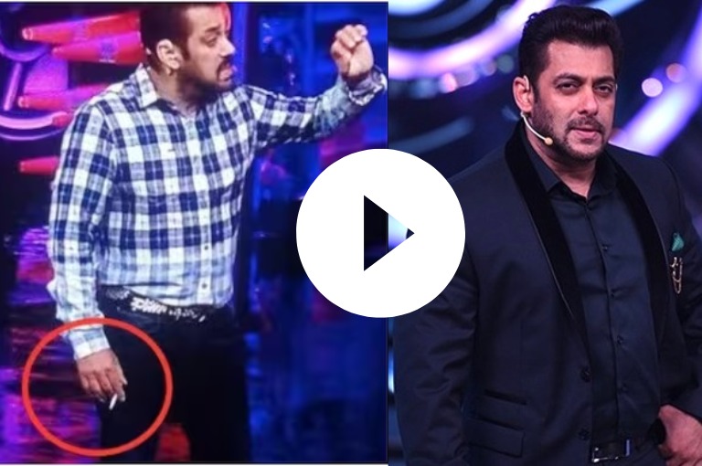 Salman Khan caught smoking cigarette while hosting Bigg Boss OTT 2