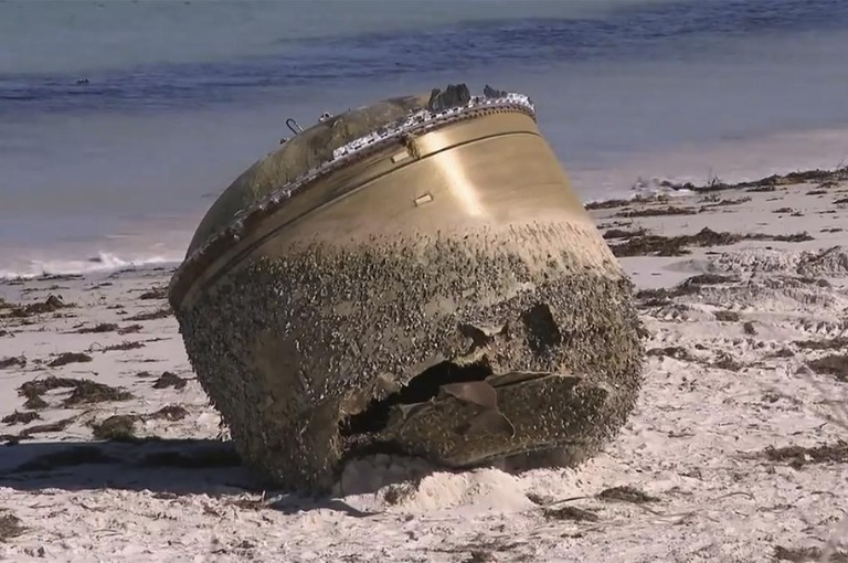 Mystery object on Australian beach identified as part of ISRO rocket