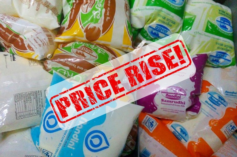 Nandini milk price increase from today