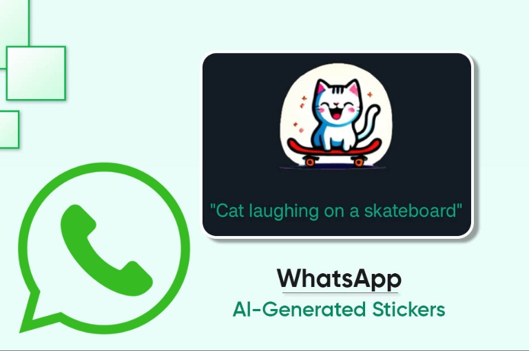WhatsApp is testing an AI sticker generator