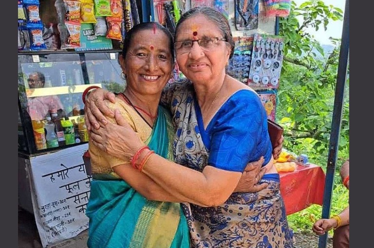 When PM Modi's sister met CM Yogi's sister during Uttarakhand trip