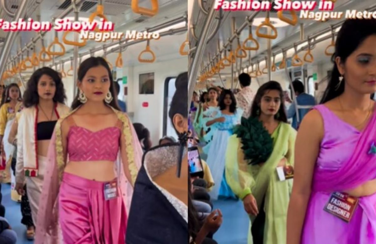 Fashion Show Organised Inside Metro Train Fails To Impress Netizens