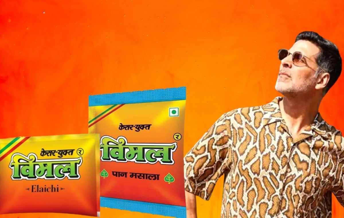 Akshay Kumar reacts to pan masala ad