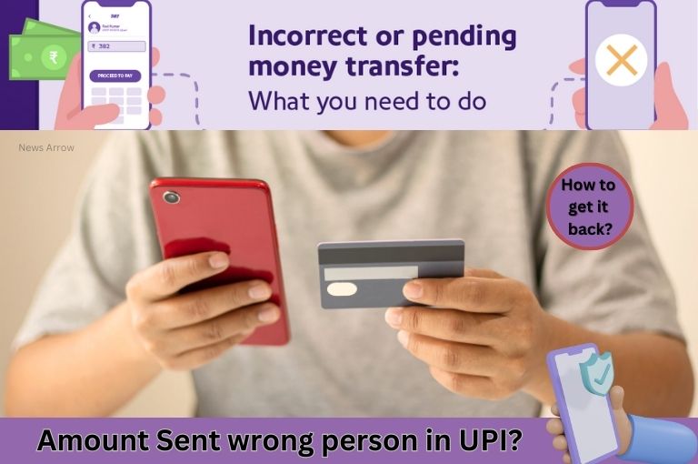 Amount Sent wrong person in UPI