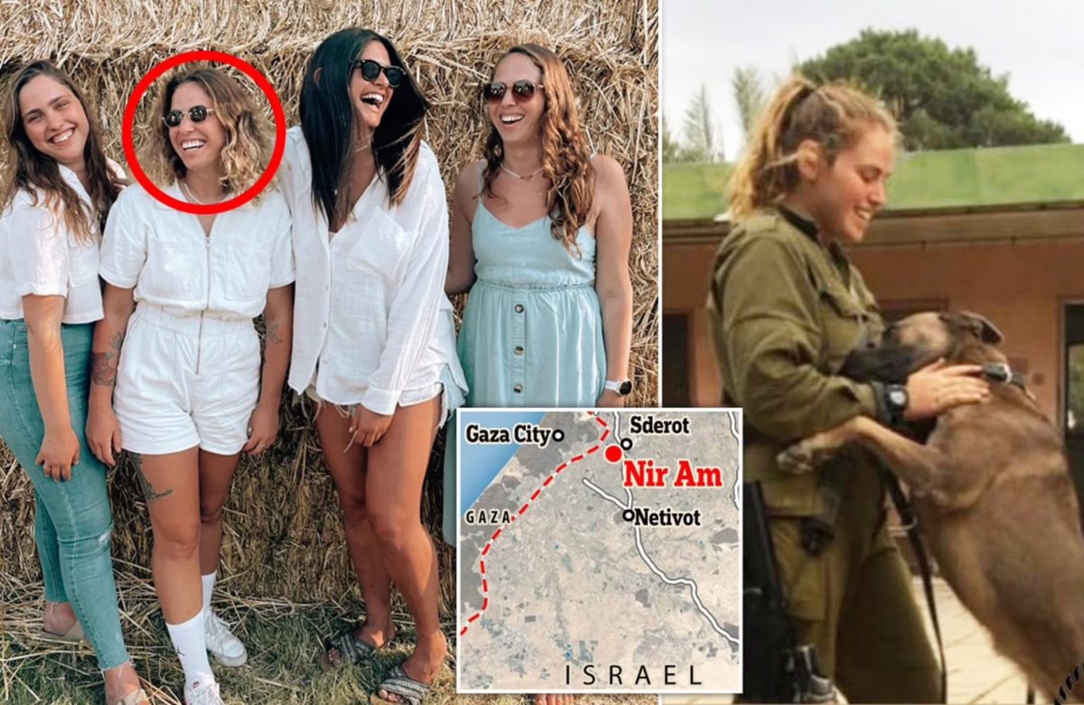 Israeli woman Inbar Lieberman, 25, hailed a hero for leading defence of Nir Am kibbutz against advancing Hamas