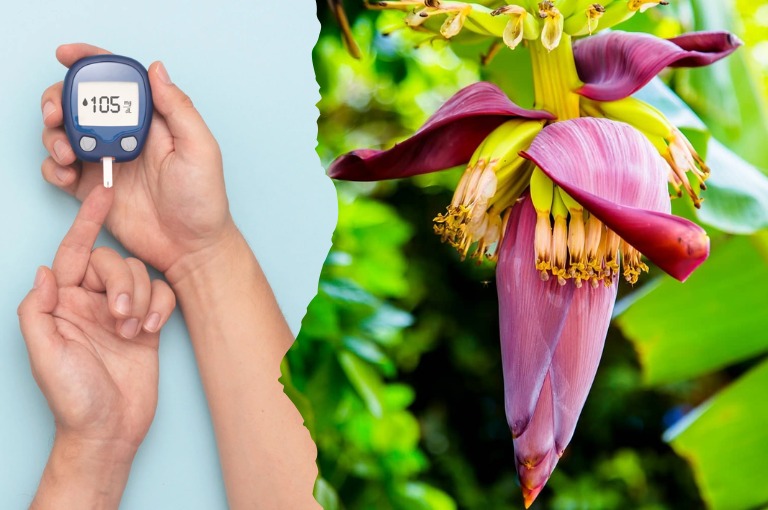 banana flower helps For diabetics to relieve depression