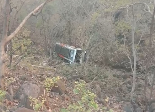 Bus Into 200-Foot-Deep Gorge